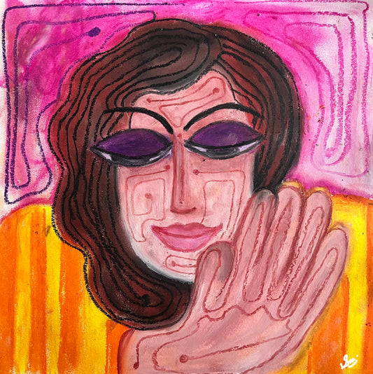 Purple is her colour.